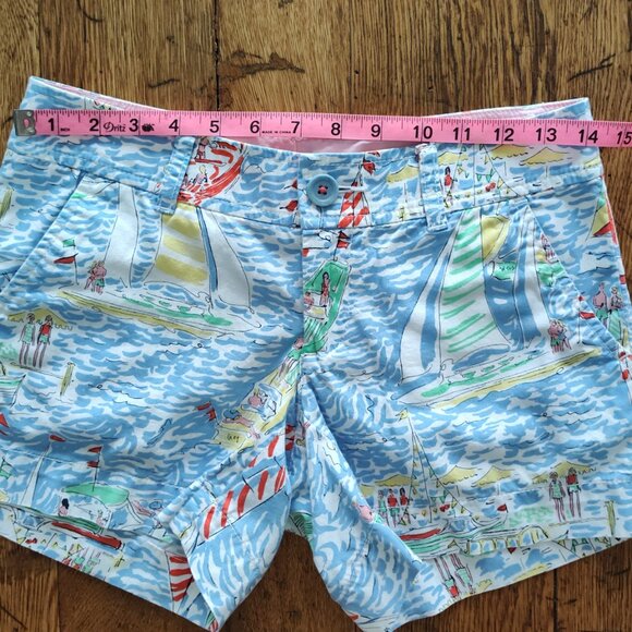 Lilly Pulitzer ~ Callahan Shorts ~ Get Nauti ~ Size 00 ~ Pre-Owned - Picture 12 of 12